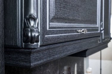 Шкаф кухонный 600 горизонтальный Италия ЛД 275.716.000 Черный Дуб темный