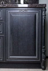 Тумба кухонная 800 Италия ЛД 275.066.000 Черный Дуб темный