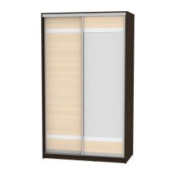 Шкаф-купе B-230х135х60-2(Венге-ДМ-D9D10)