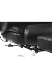 Кресло офисное Парламент Х-2021-35 блаcк леатхер Черный / H-2021-35 black leather