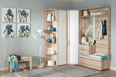 Комплект мебели для прихожей Марта ЛД №1 Белый Дезира Эш