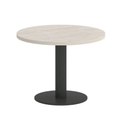 Стол журнальный круглый HOME OFFICE VR.SP-5-60.1G Денвер Светлый/Антрацит металл