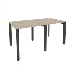 Рабочая станция на П-образном м/к ОНИКС О.МП-РС-2.0.8 Дуб Аттик/Антрацит / ONIX O.MP-RS-2.0.8