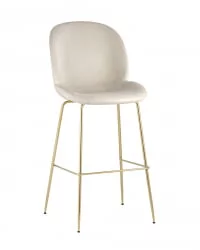 Стул барный Беетле голд Бежевый / Beetle gold