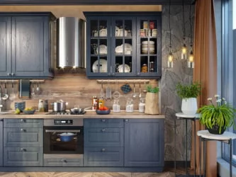 Планка декоративная стола углового Мокка ЛД 285.630.000 Дуб фактурный антрацит