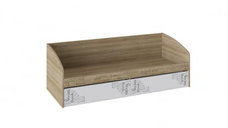 Детская кровать Оксфорд ТД-139.12.01 Ривьера Белый с рисунком