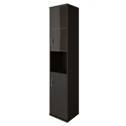 Шкаф высокий узкий правый Рива А.СУ-1.4 Пр Венге Цаво / Riva