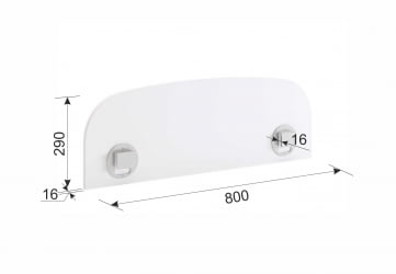 Бортик для деткой кровати XYZ-123 дуб млечный