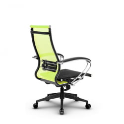 Кресло офисное МЕТТА B 2m 9/K131, Основание 17832 Комплект 4 Лайм Черное