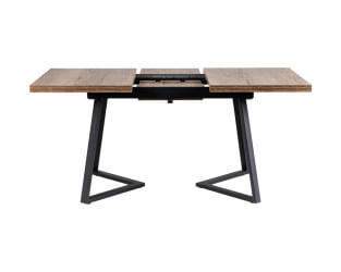 Стол Роналдо раздвиж. 140-180 Галифакс Табак/Бабочка