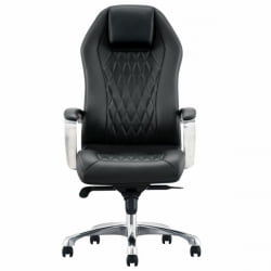 Кресло руководителя BRABIX PREMIUM Aurus EX-705, мультиблок, алюминий, экокожа, черное