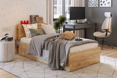 Детский маленький стол SMU-01 графит/черный муар