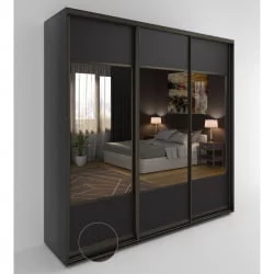 Шкаф-купе 3-х дверный Акцент-Дуэт КВ 1500х600 Венге