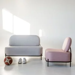 Диван с подушкой Gawaii 2-х мест Розовый