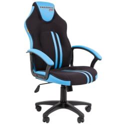 Геймерское кресло CHAIRMAN GAME 26 NEW Черный-голубой