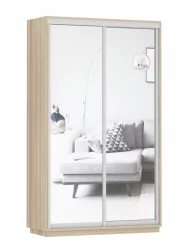 Шкаф-купе двухдверный Экспресс Дуо Экспенс 1200х2400h Ясень шимо светлый