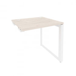 Стол-приставка на О-образном м/к к опорным элементам ONIX O.MO-SPR-0.7 Денвер Светлый/Белый