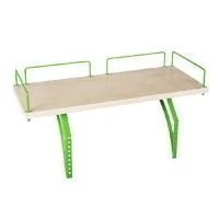 Полка задняя к столам Polka_z 1/600 (Polka_z 7/600) Яблоня Зеленый