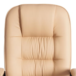 Кресло СН9944 (22) хром кож/зам, бежевый, 36-34