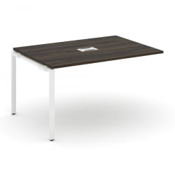 Проходной наборный элемент переговорного стола CONCEPT CN.NPRG-013 Дуб Мали Белый