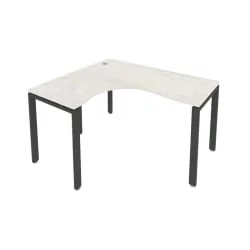 Стол письменный МЕТАЛ СЙСТЕМ Б.СА-3 Л Наварра/Антрацит / METAL SYSTEM