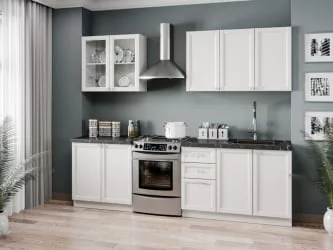 Шкаф кухонный 400 Джулия ЛД 284.320.000.017 Белый