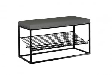 Обувница Крафт 1 LMN-11 черный муар/графит