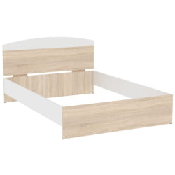 Кровать Алиса(L23)1447х903х2063(ДСС-Белый)