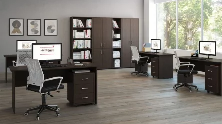 Комплект мебели для персонала Trend TRD11 Темный дуб