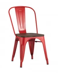 Стул Tolix Wood 850 Красный