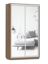 Шкаф-купе двухдверный Экспресс Дуо Экспенс 1200х2400h Ясень шимо тёмный