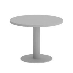 Стол журнальный круглый HOME OFFICE VR.SP-5-60.1G Серый/Серый металл