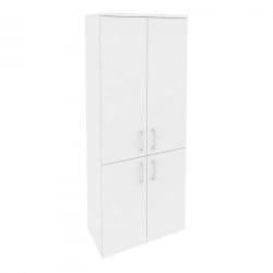 Шкаф высокий широкий ОНИКС О.СТ-1.3 Белый Бриллиант / ONIX O.ST-1.3