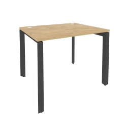 Стол рабочий на П-образном м/к ОНИКС О.МП-СП-1.8 Тиквуд Светлый/Антрацит / ONIX O.MP-SP-1.8