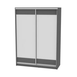 Шкаф-купе B-220х160х60-1(Графит-D8D8)