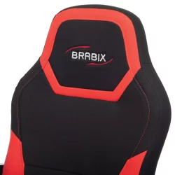 Кресло компьютерное BRABIX Alpha GM-018 Черное/красное
