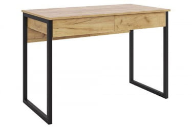 Детский маленький стол SMU-01 дуб крафт золотой/черный муар