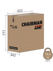 Игровое кресло Chairman гаме 16 Черный Красный / game