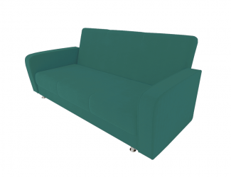 Диван Кристина (Большой диван) (Berhouse) Цвет фасада: Азур Велюто 44; Тип: Прямой; Материал фасада: Металл/Велюр