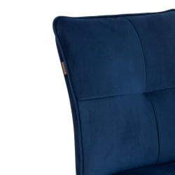 Металлический стул Sweet LT, велюр, Blue (синий), 41х55х88 см