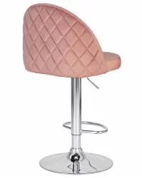 Барный стул DOBRIN MILANA Пудрово-розовый велюр MJ9-32