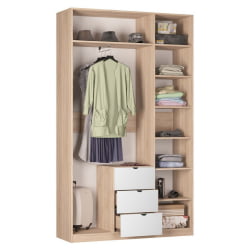 Шкаф распашный R-230х135х45-3-TR(ЯАТ)