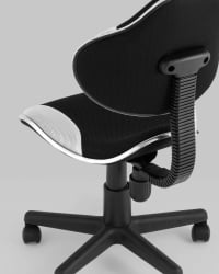 Стул офисный QZY Черно-белый