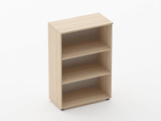 Шкаф средний открытый Глассй 6.12.101 Орех / Glassy