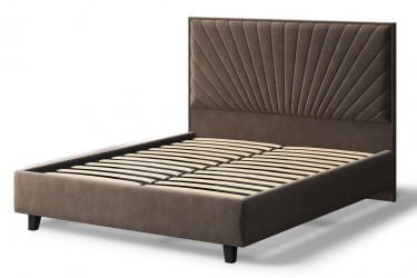 Кровать Леона, 2000x1600мм, коричневый