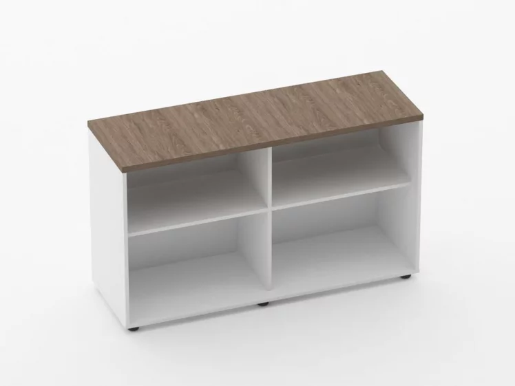 Тумба открытая Deka 9.01.125 Дуб Верцаска/Белый_0