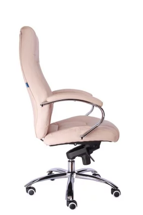Кресло руководителя Kron M экокожа Бежевый_1