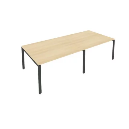 Переговорный стол (2 столешницы) Metal System Б.ПРГ-2.3 Акация/Антрацит_0