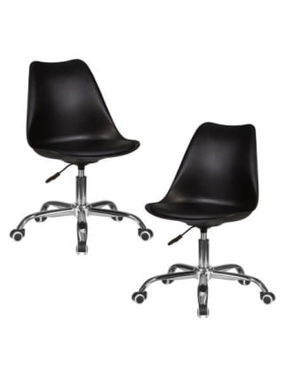 Офисное кресло для персонала ДОБРИН МИCКЕЙ (черный) 2 шт / DOBRIN MICKEY_0