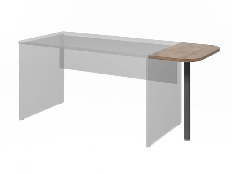 Приставная столешница LEMO L-81 Таксония шоколадная_0